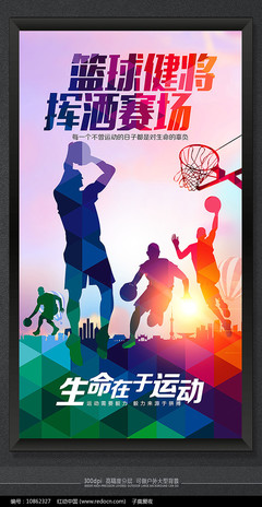 最新篮球健将宣传海报
