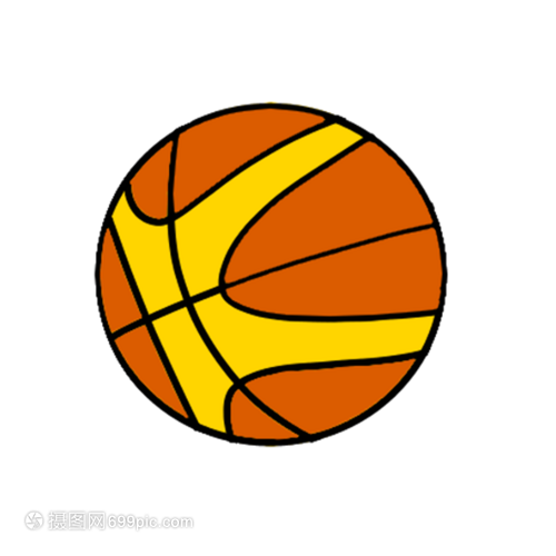 手绘篮球