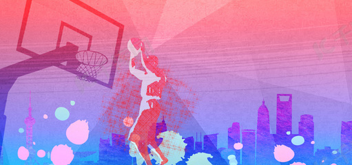 篮球运动比赛背景素材