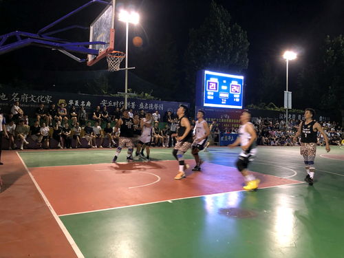 夏日夜的篮球赛