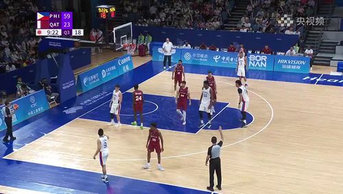 杭州亚运会男子篮球1 4决赛资格赛 菲律宾vs卡塔尔 第三节