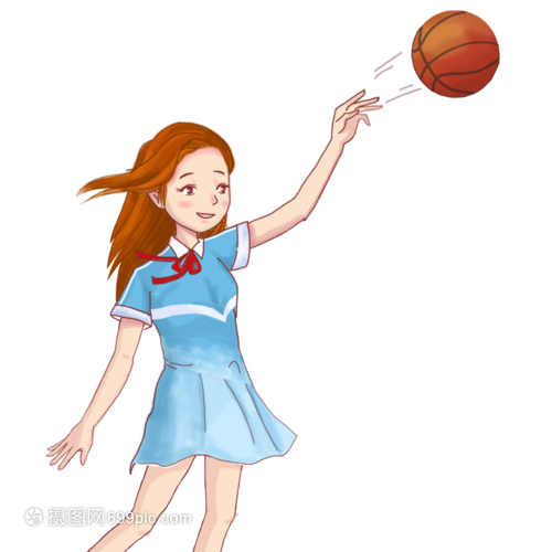 打篮球女孩