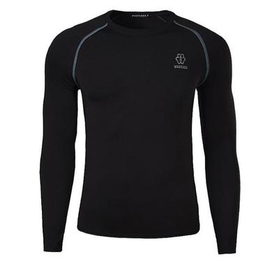 【来图来样低价定做男子紧身训练长袖 PRO篮球运动健身高弹透气】价格_厂家_图片 -